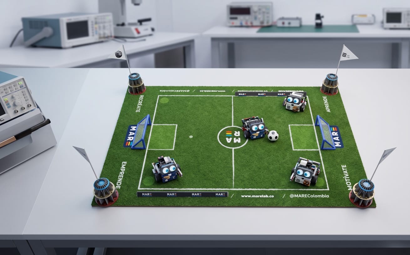 Robot Soccer Match (Robot Soccer Mare San Marcos)