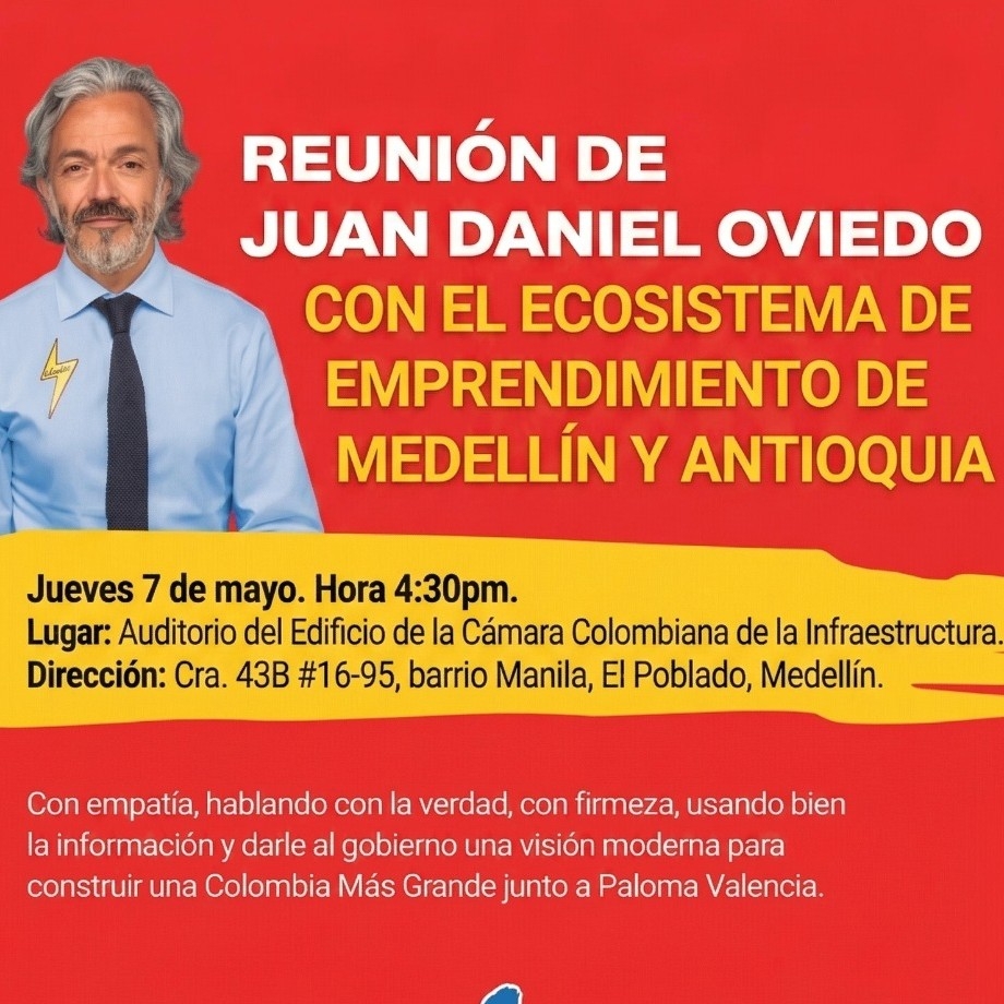 Juan Daniel Oviedo <> Medellín and Antioquia Entrepreneurship Ecosystem