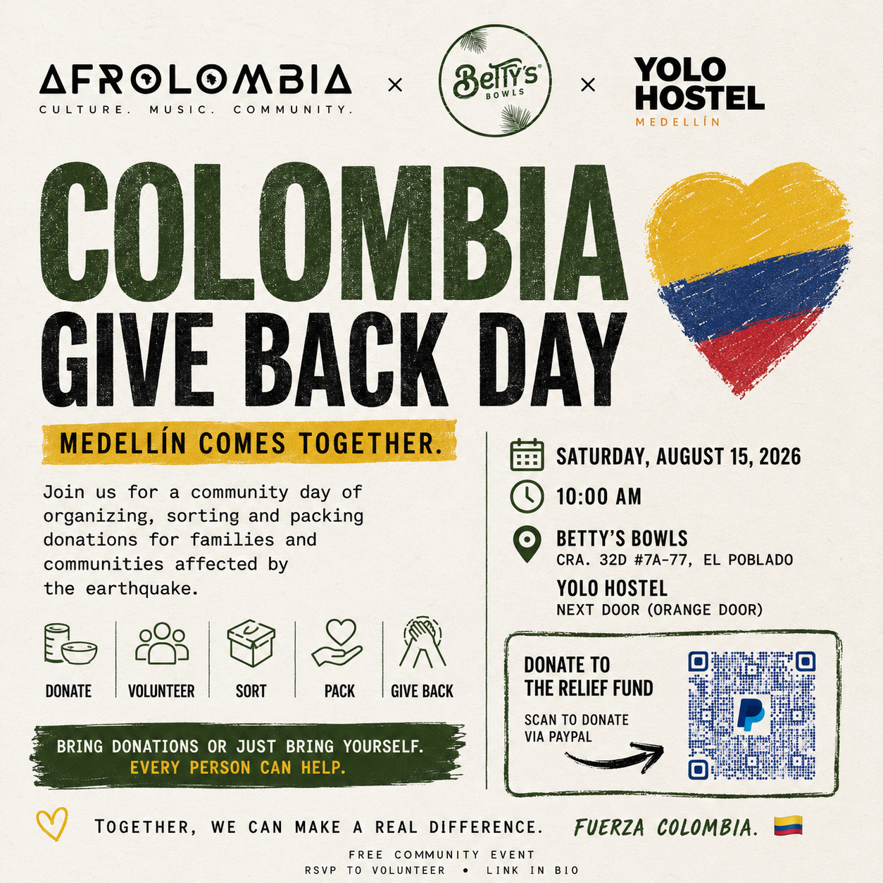 Colombia Give Back Day | Medellín